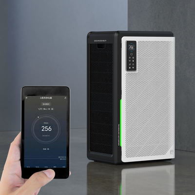 DC Motor Smart Air Purifier , UV Light Air Humidifier Hepa Filter 240W