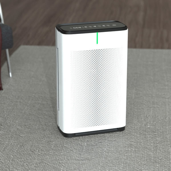 Intelligent Electric Hepa Filter Air Purifier With UV Light ABS Material