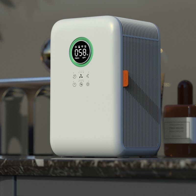 Mini Desktop UV Air Purifier With High Efficient Hepa Filter Purification